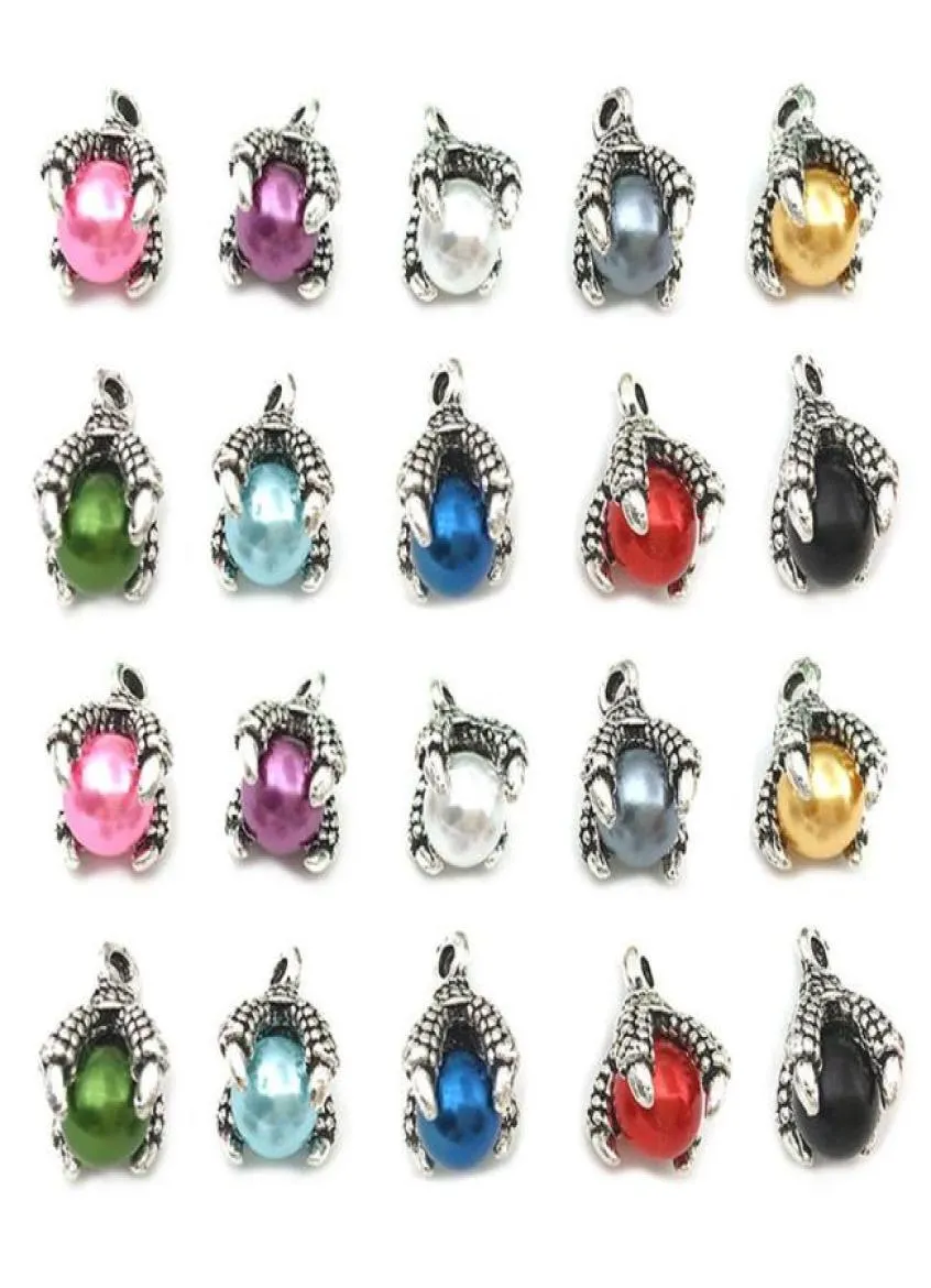 50 -st. Legering Charms Dragon Claw Hangers 10x15mm sieraden Making Components93205619078647