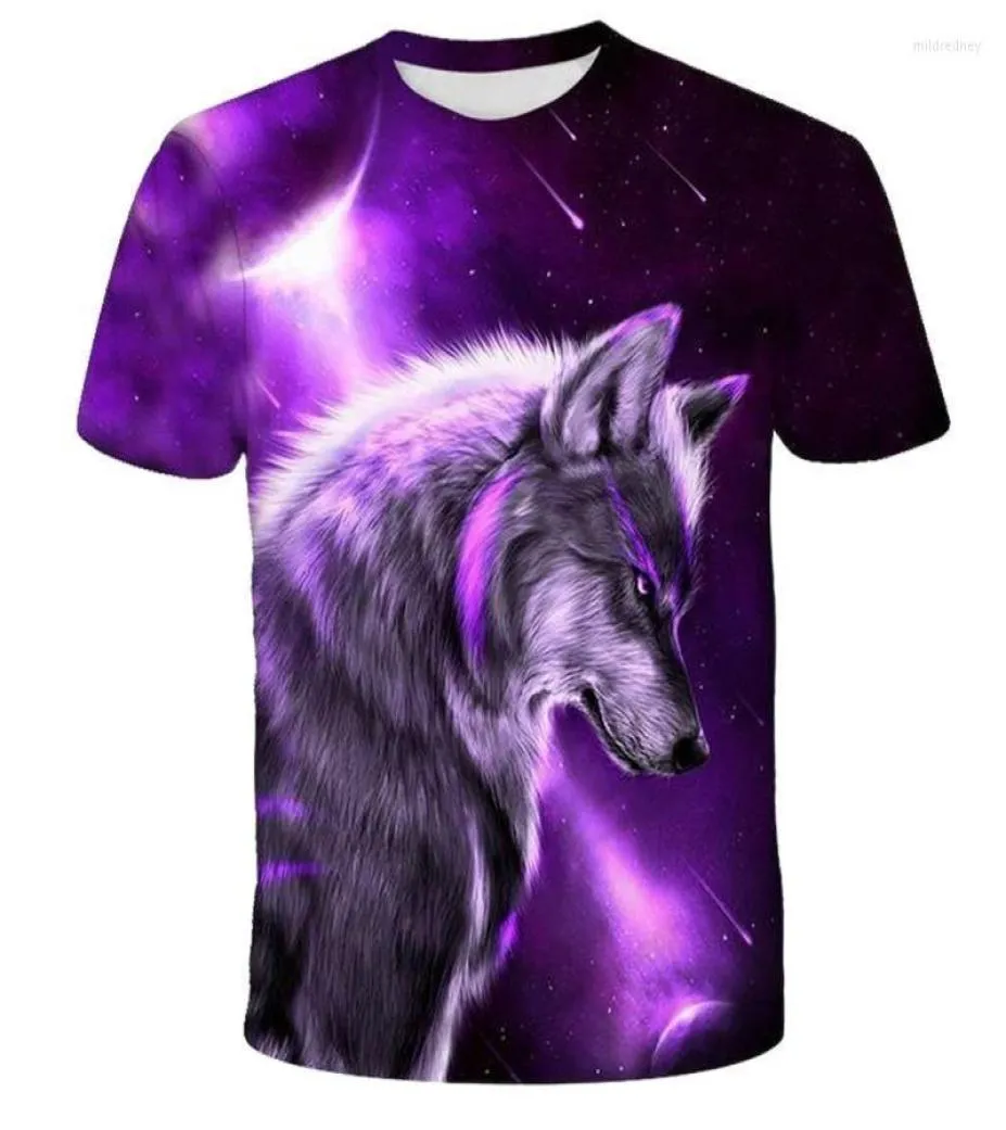 Men039s tshirts lovers wolf imprimé t-shirts hommes 3d drop navire t-shirt