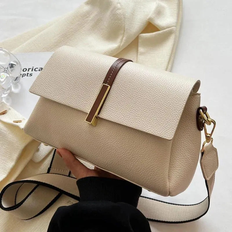 Bolsas de ombro Brand Fashion PU Handbag de couro Mulheres de luxo Bolsa Crossbody Purse feminina 2024 Senhoras Sac a femme principal