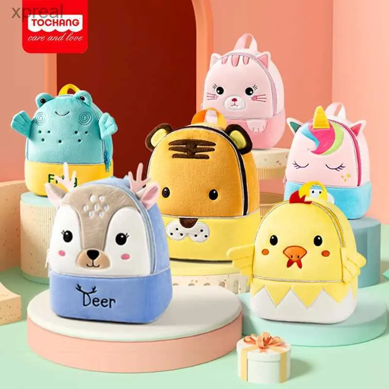 Backpacks Baby Backpacks Plush Bags Boys Girls 2022 3D Cartoon Cute Animal Toys Kindergarten SchoolBag Home Snack Storage Backpack WX