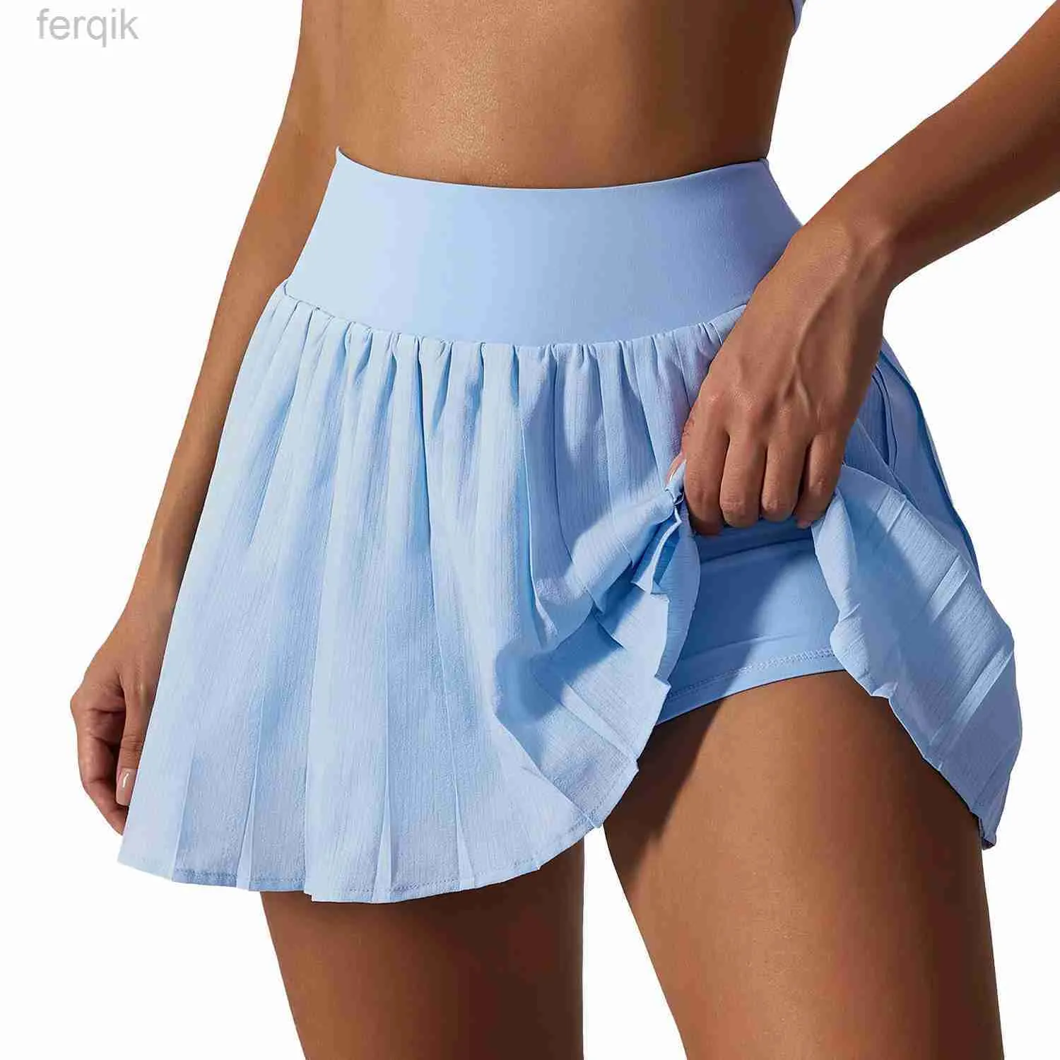 Skirts Skorts Tennis Rok Shorts For Sport Women Clothing Training Yoga Skort Dissing Training Running Training Gym Beach Wear 2024 D240508