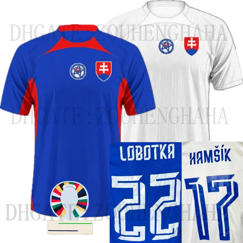 SLOVAKIA HANCKO SOCCER JERSEY 2024 SLOVAK National Team Kids Kit Slovenska Home Away Lobotka Football Shirts Men