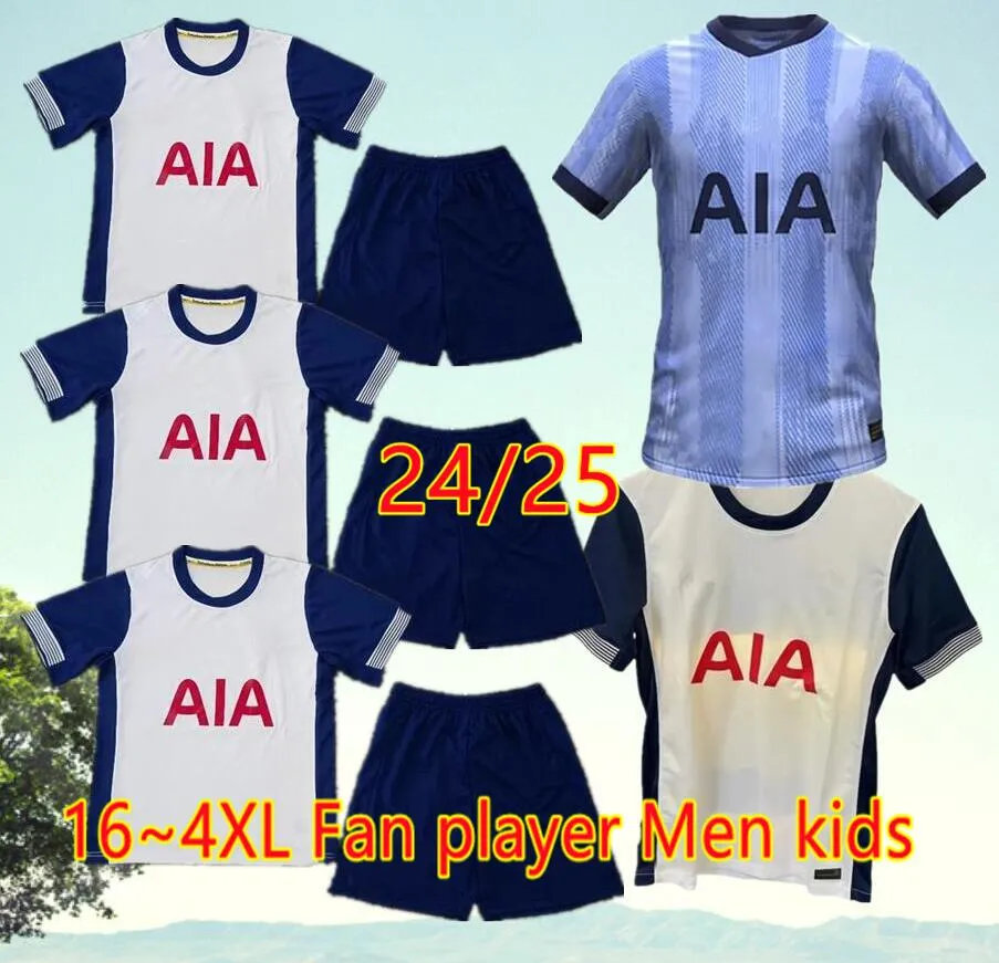 4xl Son Maddison Soccer Jerseys Richarlison Romero Kulusevski Kulusevski 2023 2024 Van de Ven Bissouma Maddison Solomon Football Kit Shirt Spurs Top Men Kids Set