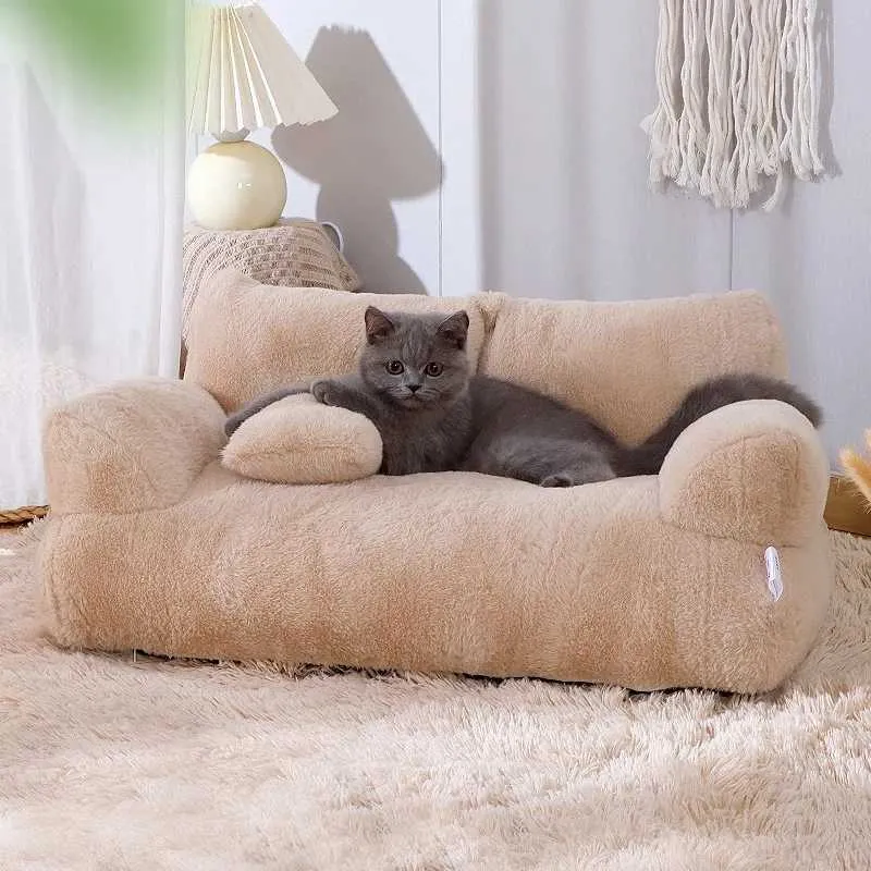 Mobili per letti per gatti Four Seasons Inverno universale caldo divano gatto di gatto grande e lavabile per mancino da pet per animali domestici grandi d240508