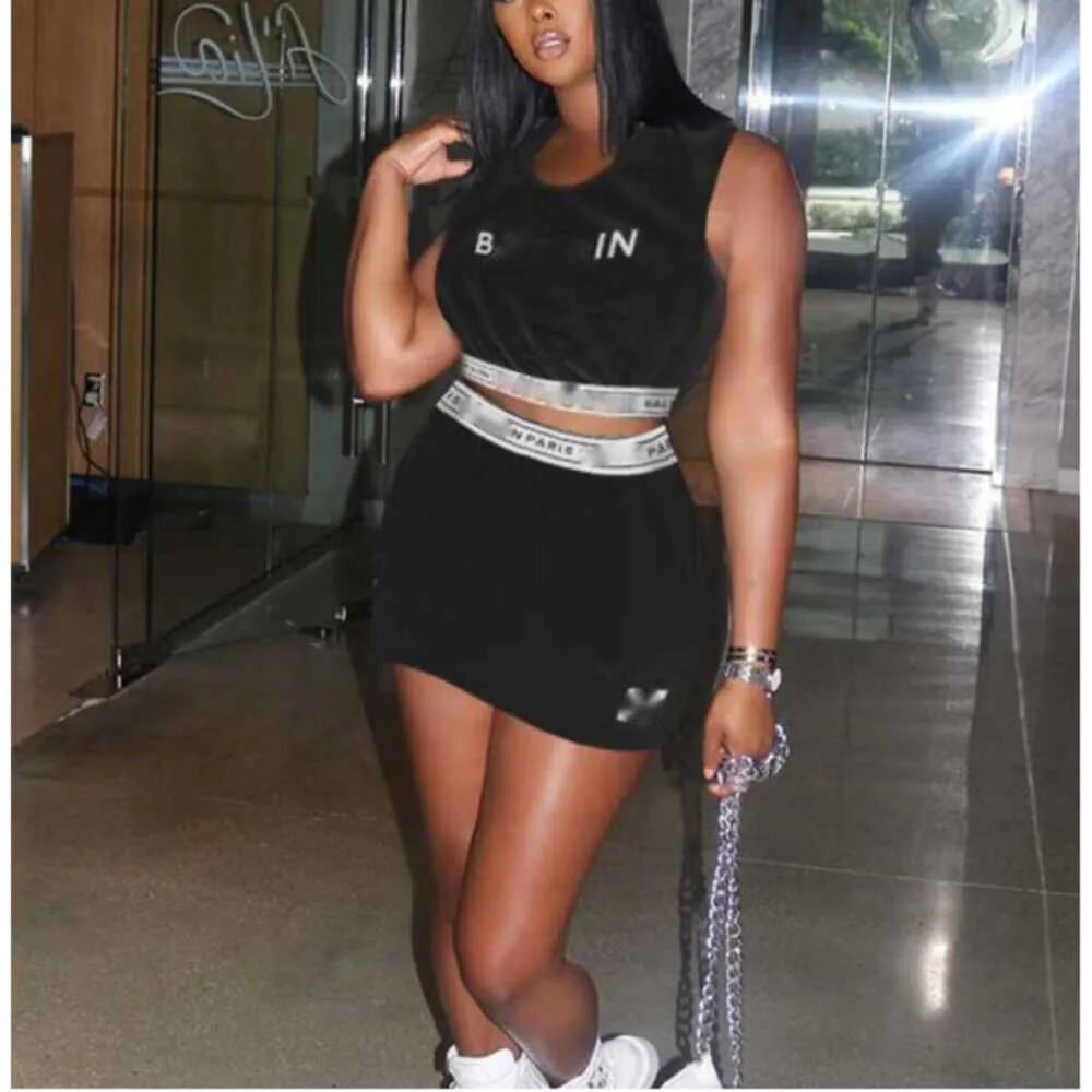 Womens Designer Dress Fashion Set Print Tank Top And Shorts Skirt From Balbosa 5.79 In Bulk DHgate.Com