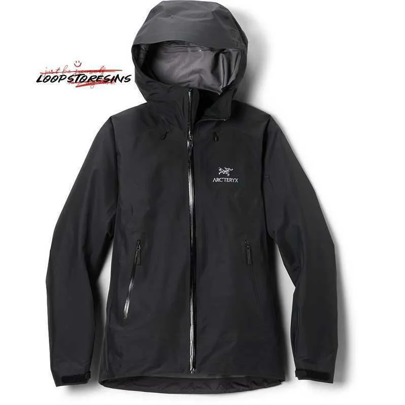 Jacket Outdoor Zipper Waterdichte warme jassen LT Jacket - Black Oiq1 voor dames