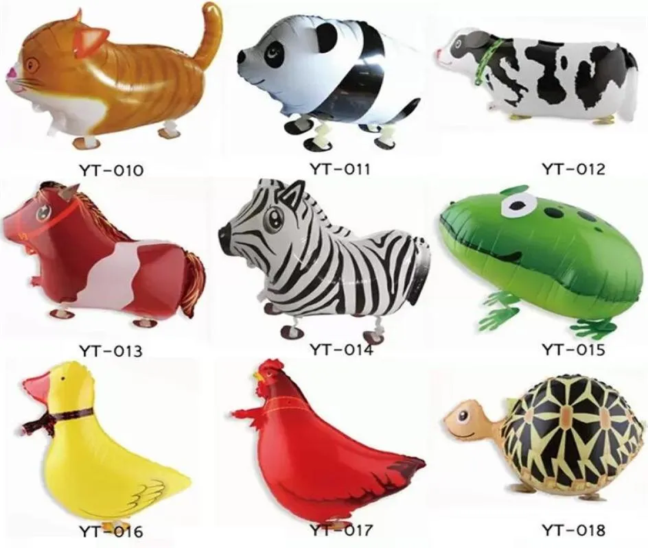 Decorazione per feste a piedi da pet cartonegone Festival Festival Forma delle forme Animali in alluminio Balloon simpatici per bambini giocattoli per bambini Anim3320199