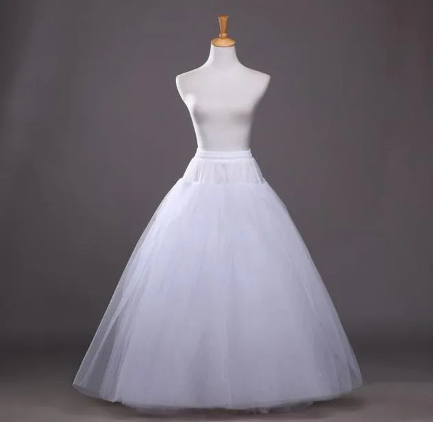 3 Hoops Petticoat Crinoline für eine Linie Hochzeit Prom Party Kleider geflogener Meerjungfrau