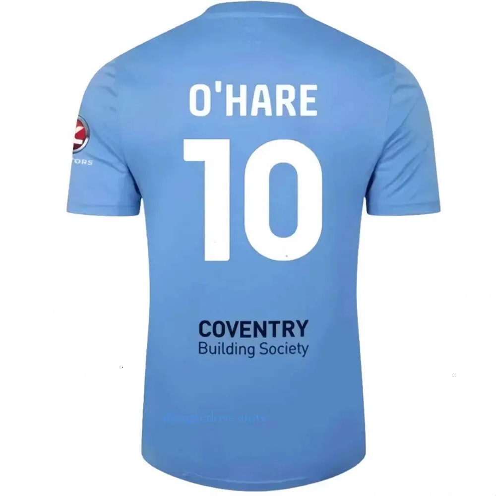 Heren Tracksuit Dry Fit O Coventry City Soccer Shirts Hare Sheaf Gyokeres Godden Hamer Homer Home Blue Men Kids Kit voetbal Shirts Tops Camiseta de voetbaltop