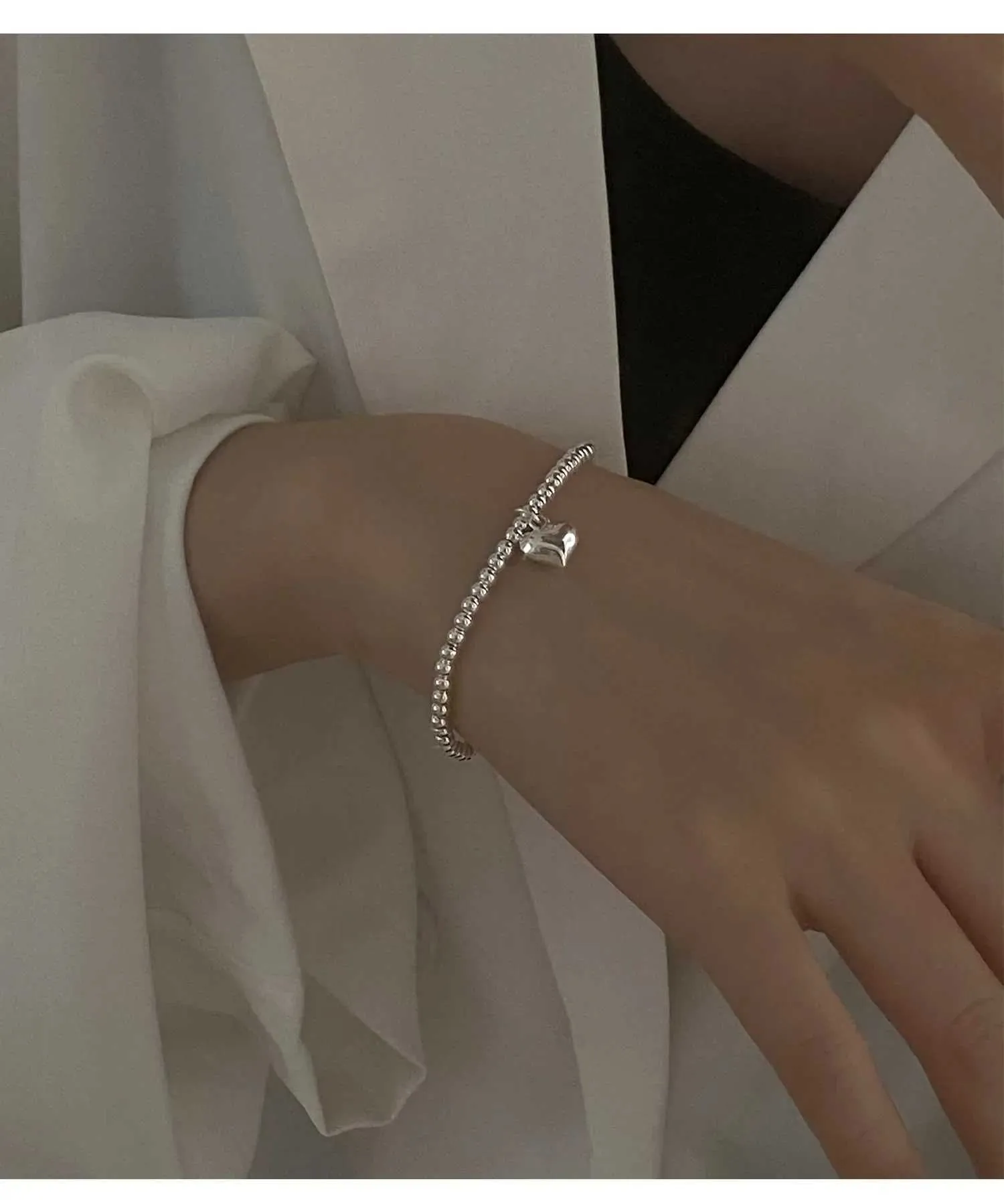 Bangle S Sterling Sier Star Love Häerz Anhänger Ronn Perl Perl Bracelet Meedercher Séiss Romantesch Stil Kaddoe fir Léifsten_voghion.com