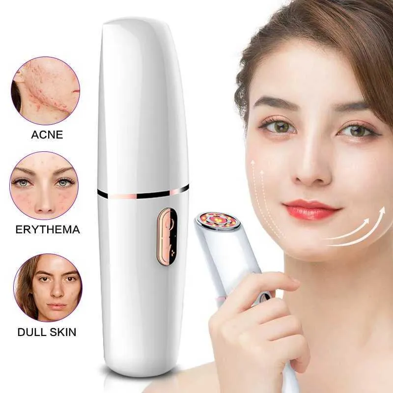 Home Beauty Instrument Homepage Facial Massager Elektrische microstroom EMS Fotonapparatuur RF Skin Trachering Machine Upgrade Q240507