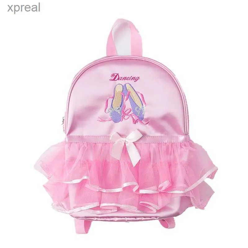 Rugzakken meid ballet tas baby ballet tas kindertas gymnastiek tas nieuw roze kanten meisje dance tas wx