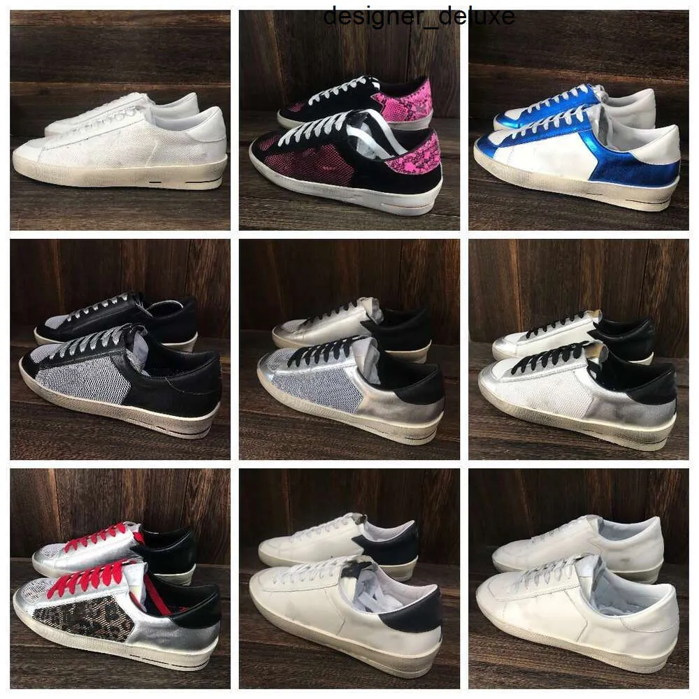 Neue Veröffentlichung Italien Brand Frauen Sneakers Fashion Stardan Casual Shoes PECING Klassiker White Do Golden Golden Goos Goode Goosse Goosee Goose's Goldenstar GoosesNeakers