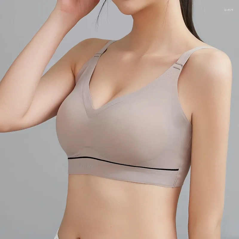 Bras Sports Bra для женских нижних хранений женщина женское нижнее белье сексуальное толкание невидимого бесшовного отжимания.