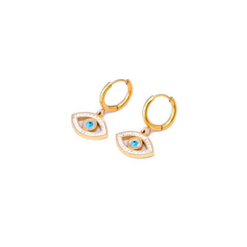 Súprava šperkov evil eye z nehrdzavejúcej ocele so zirkónom_voghion.com