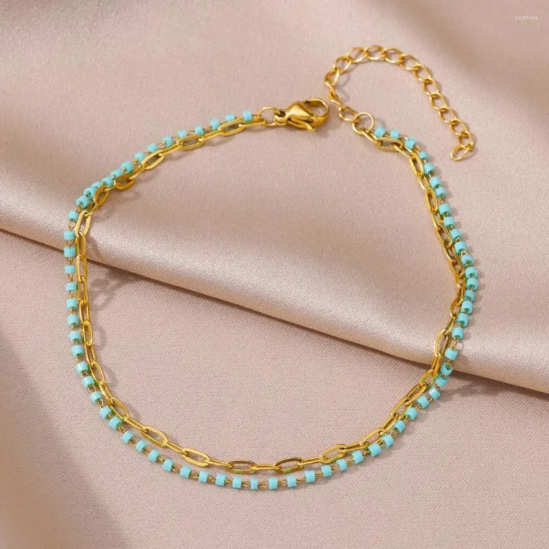 Cavalche Boho perle per donne Accessori di gioielli di lusso in oro in acciaio inossidabile 2024 Accessori per gioielli di lusso di lusso Bijoux Mujer