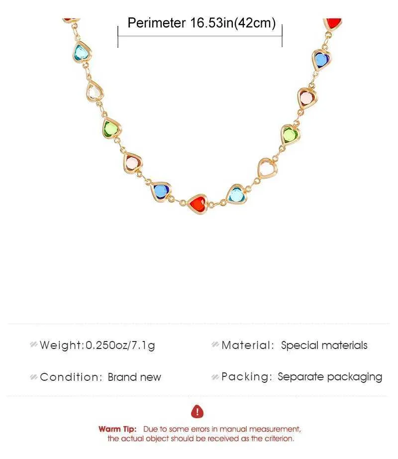 Brazalete retro clásico colorido con forma de corazón de amor y circonita con cuentas de metal para mujer, nueva pulsera de tenis de moda, joyería de boda_voghion.com
