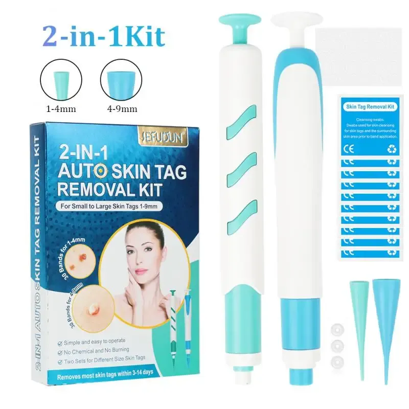 Outil 2in1 Kit d'élimination de l'étiquette de peau automatique