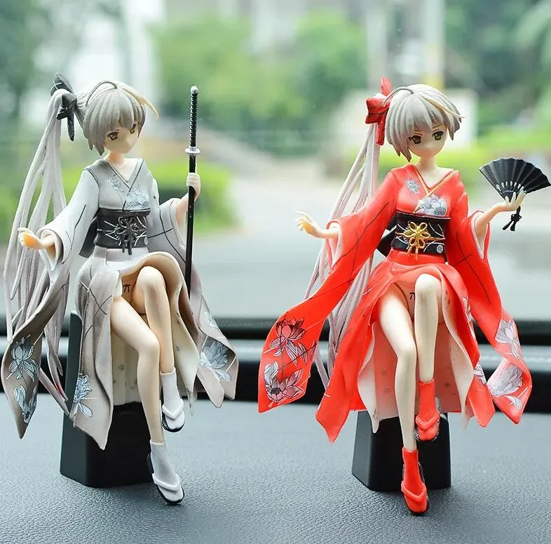 Japão 13 cm yosuga no sora figura pvc ação coleta de anime periféricos modelo brinquedos kimono sora figura para um presente para crianças