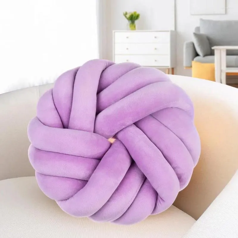 Poduszka Piękna kształt spandex super miękki domek dekoracja kulowa okrągłe ręcznie robione poduszki do tkania sofy