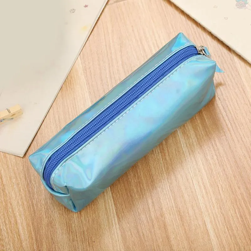 Portable Lasered Pencil Storage Bag Wear Resistant Stationery For Office/School