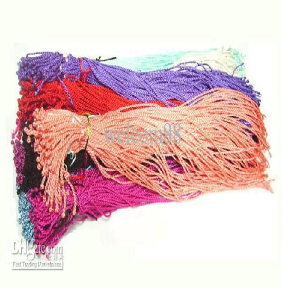 100pcslot Silk Nceklace Cord Where Reco di gioielli componenti per regalo di artigianato fai -da -te 18 pollici WC83397935