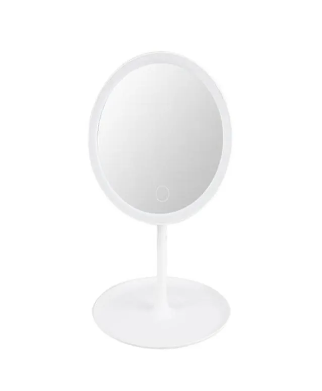 Miroirs compacts Miroir de maquillage LED Touch Sn Sn Vanité illuminée lampe 360 Rotation Cosmétique pour comptoir cosmétique5096742
