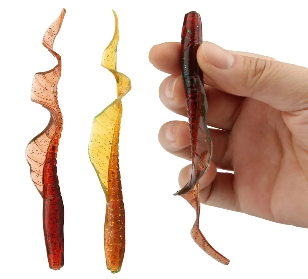 20pcslot Rosewood Classic Soft Lares Worms 13cm 5inch 4G Swimaits Artificial Bait Silicone Lure Lifeke Fishing Tackle Fishing5918118