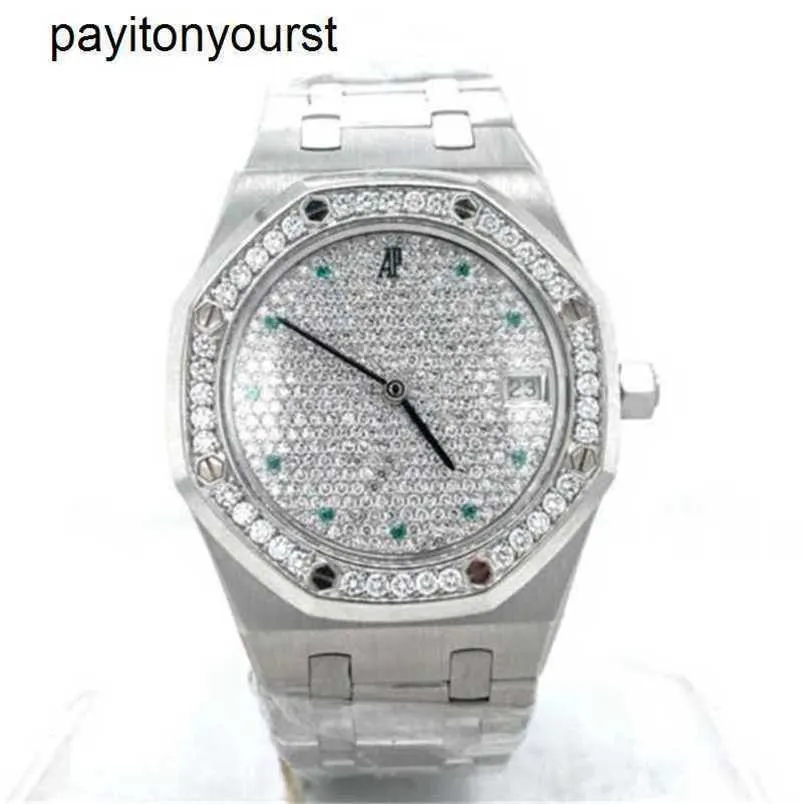 Designer Audemar Pigue Watch Royal Oak APF Factory Platinum 36 mm Diamond Dialbezel 14813pt.zz.0789pt.01