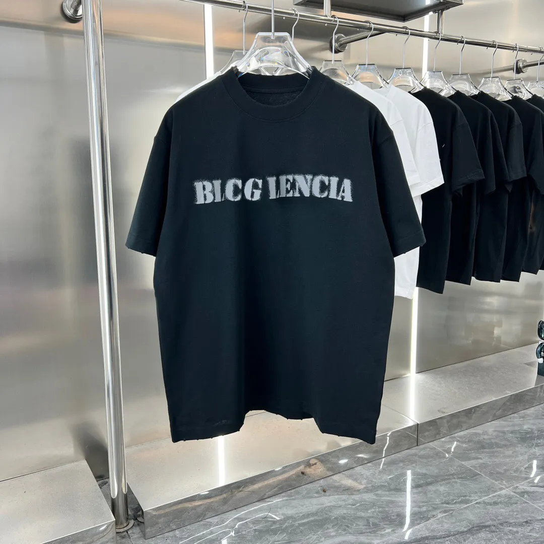 BLCG LENCIA T-shirts d'été Unisexe Mentils Vintage Jersey T-shirt Femmes surdimension