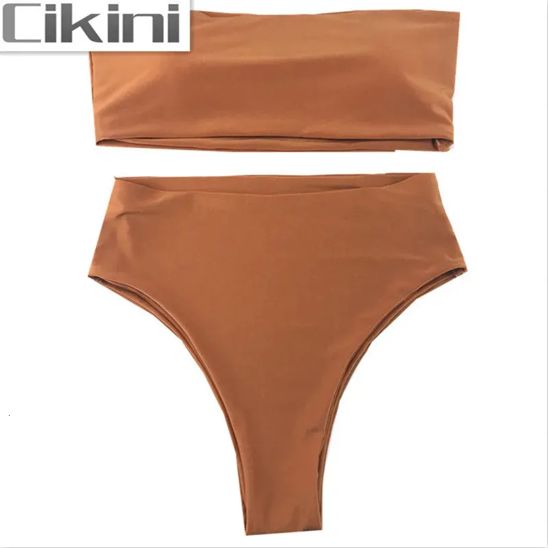 Bikini Set Summer Swimwearwear Biquini Beach Sexy feminino maiô feminino traje de banho Push Up Up Bikini Bikini Maillot de Bain 240507