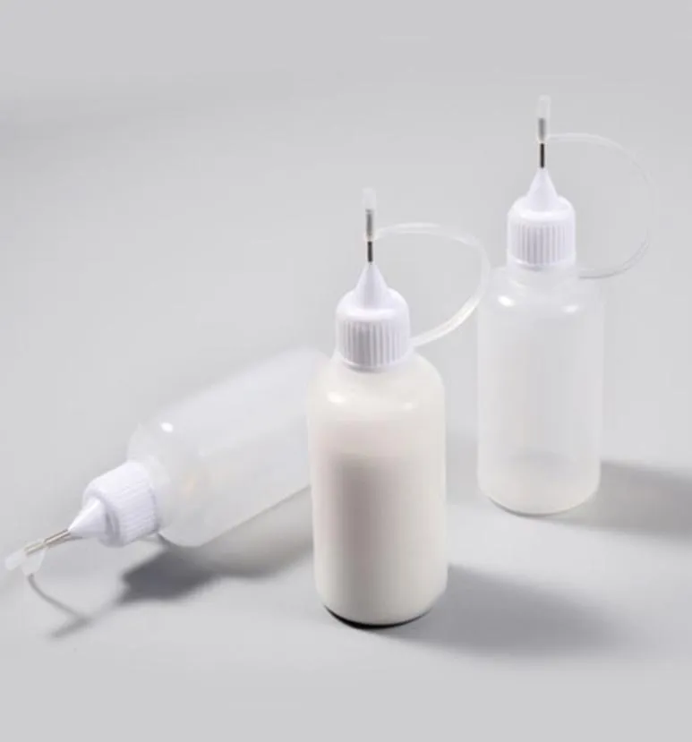30 ml leere Kleberflasche mit Nadel Präzisions -Tipp Applikatorflasche für Papierquilling DIY Craft7208778