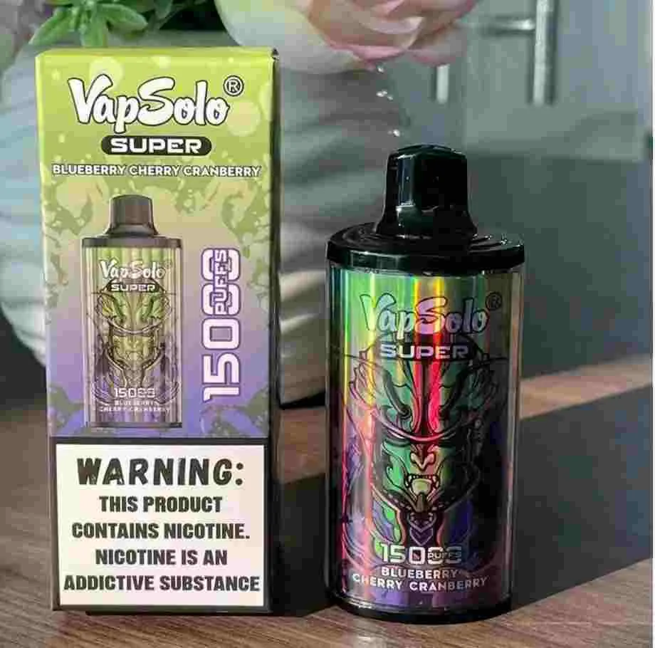 Vapsolo 8000 10000 15000 Super Elctronic Cigarette Puff 15k Vapes Jui de fruits Puffle Tornado Vaper