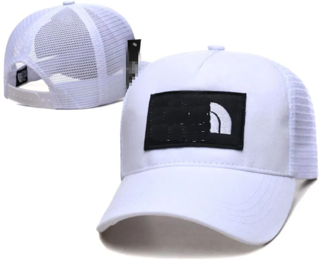 Luxe ontwerper North Brand Face vier seizoen veelzijdige Canada Baseball Hat heren en dames All Cotton Duck Tongue Cap White Hat Fashionmerk Graffiti Caps A7