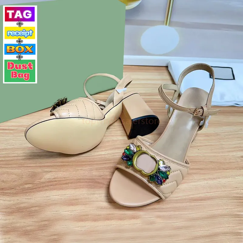 Womens Ankle Buckle High Heel Sandals Leather Summer Beach Wedding Shoes With Box 2024 From Topwholesalerstore 11.41 DHgate.Com