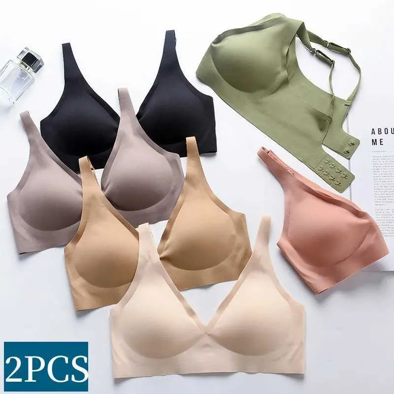 Bras 2 pezzi/batch Bras senza cucitura da donna Lingerie sexy reggiseni gratis e intimi push up mutande e pajamasl2405