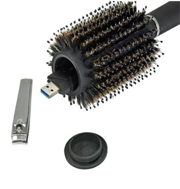 BRUSH per capelli Black Stash Safe Diversion Secret Secret Secret Hair Brush Resables Hidden Contenitore cavo per le scatole di stoccaggio della sicurezza domestica 24125991