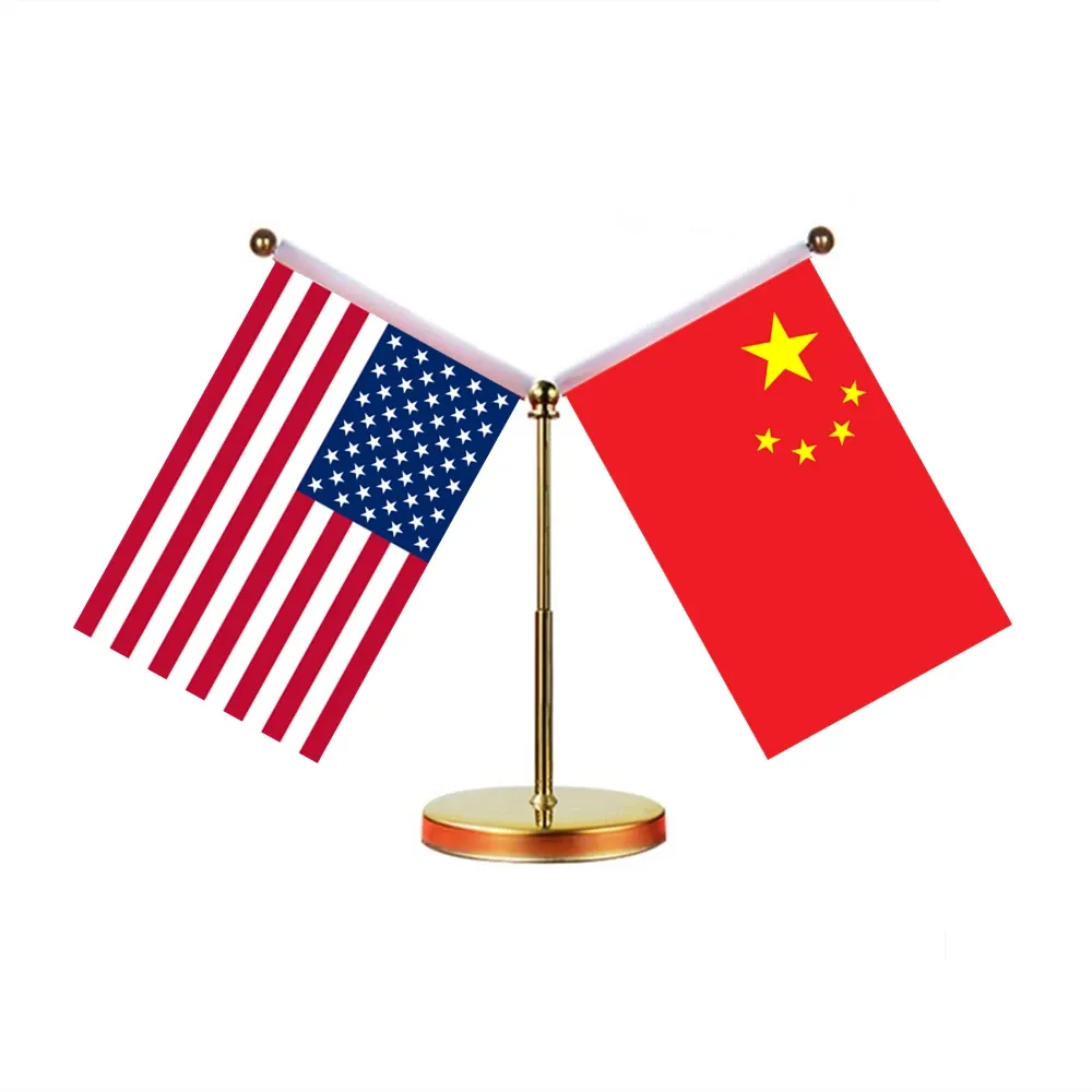 Accessoires Die Vereinigten Staaten von Amerika Mini Banner mit asiatischen Nationen Flagge China Korea Japan Malediven LKW -Auto Interier Flagge der USA