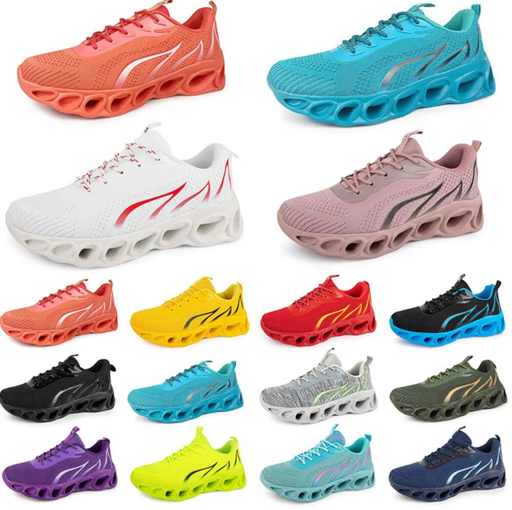 Hommes femmes chaussures de course 2024 Fashion Trainer Purple Green Blue Peach Teal Purple Triple Blanc Blanc rouge Jaune Yellows Breakable Sports Sneakers Vingt