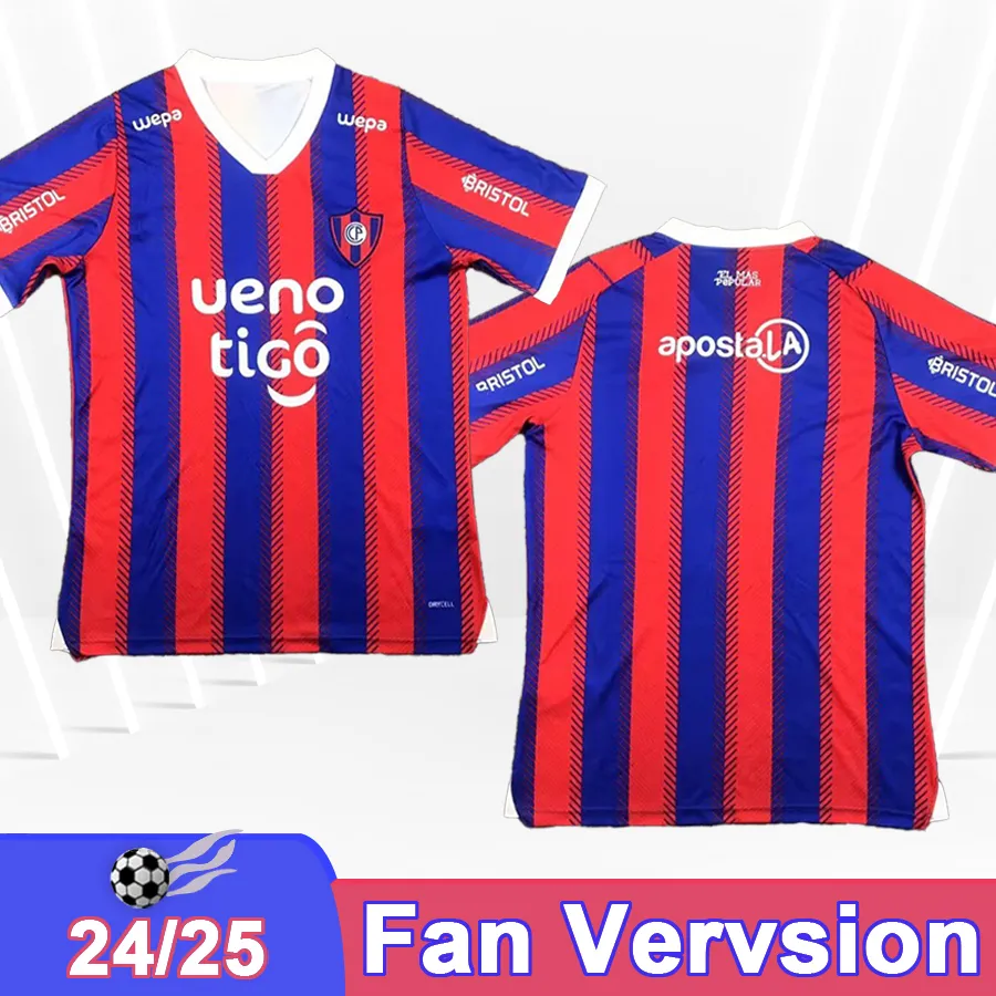 2024 25 Cerro Porteno Mens Soccer Jerseys Fernando Cecilio D. J. Iturbe Bobadill