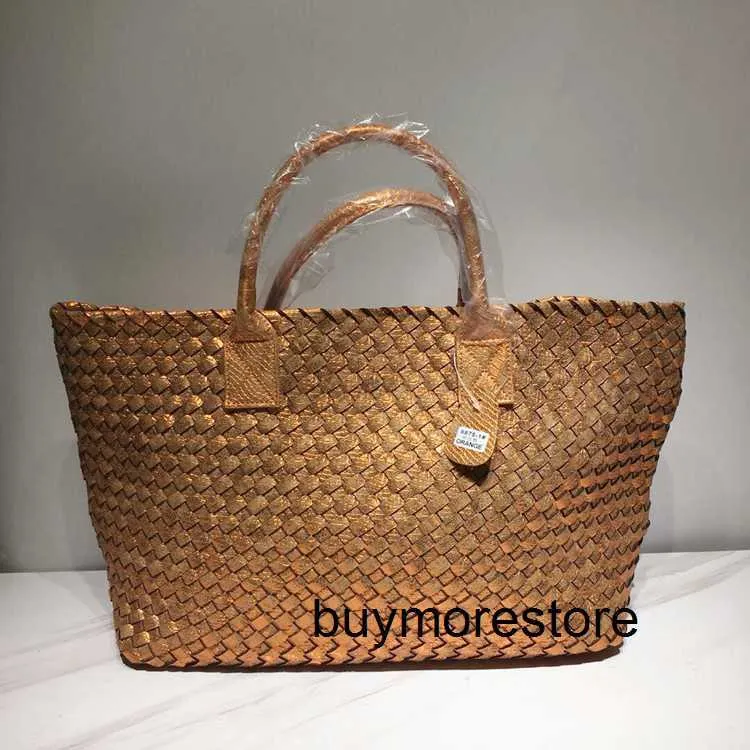 Women Handbag Cabat BottegVents 7A Woven Snake Pattern Womens 2022 New European and American One Shoulder Handheld Capacity Shopping Casual WomensCXJW