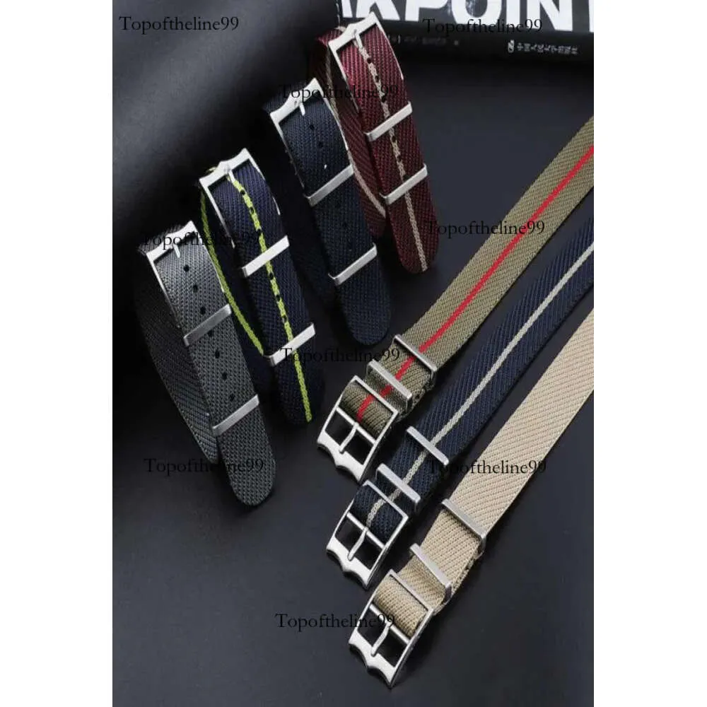 Naylon NATO Strap Premium Emniyet Beledesi Gözetleme Bandı 20mm 22m Askeri Spor bileği Tudor Watch Orijinal Edition için Değiştirme