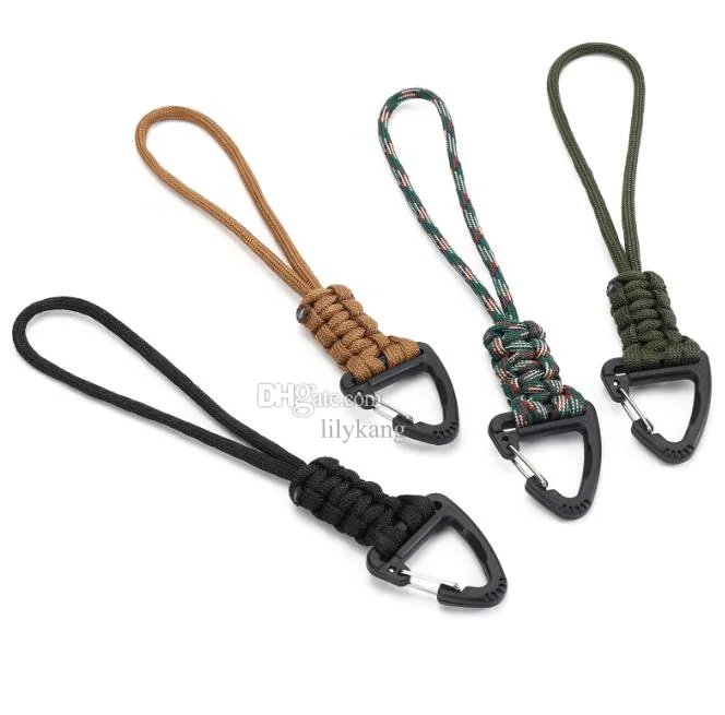 PARACORD CORKINA DE CERCA CORCESO NYLON CARRADO CON CORABOR DE CORABINA DE CORABINA DE CORDO DE PARACHUTO