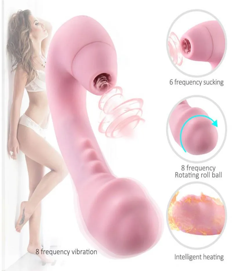 Scattatura clitoriale stimolatore orale stimolatore della pompa della figa vagina vibratore clitoride che lecca giocattoli sessuali per donna massaggiatore che succhia vibratore Y191213442493