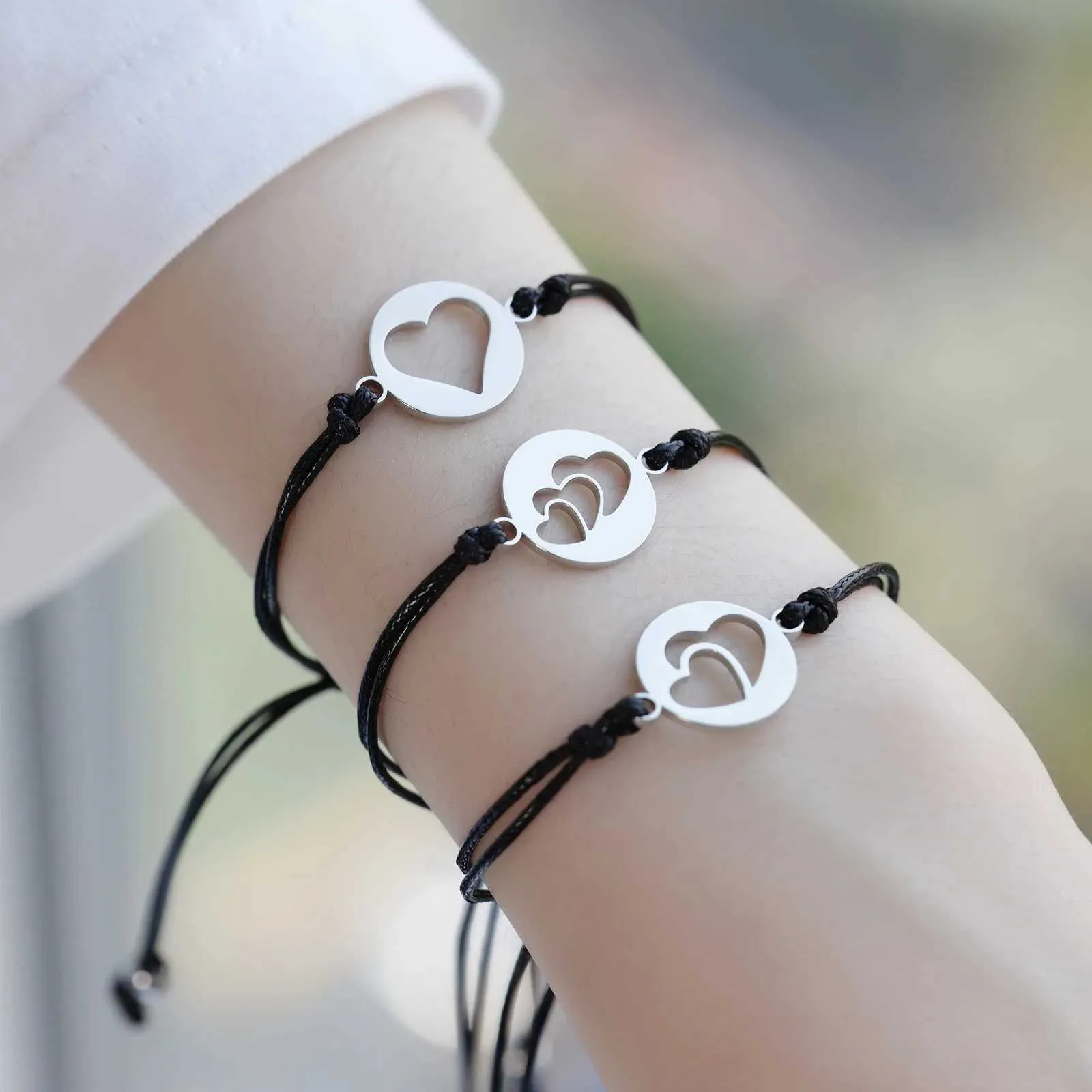 3-teiliges Armbandset Generationen Edelstahl Für Damen_voghion.com