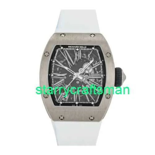 RM Luxury Watches Механические часы Mills RM023 Автоматические 40 -мм белые золоты