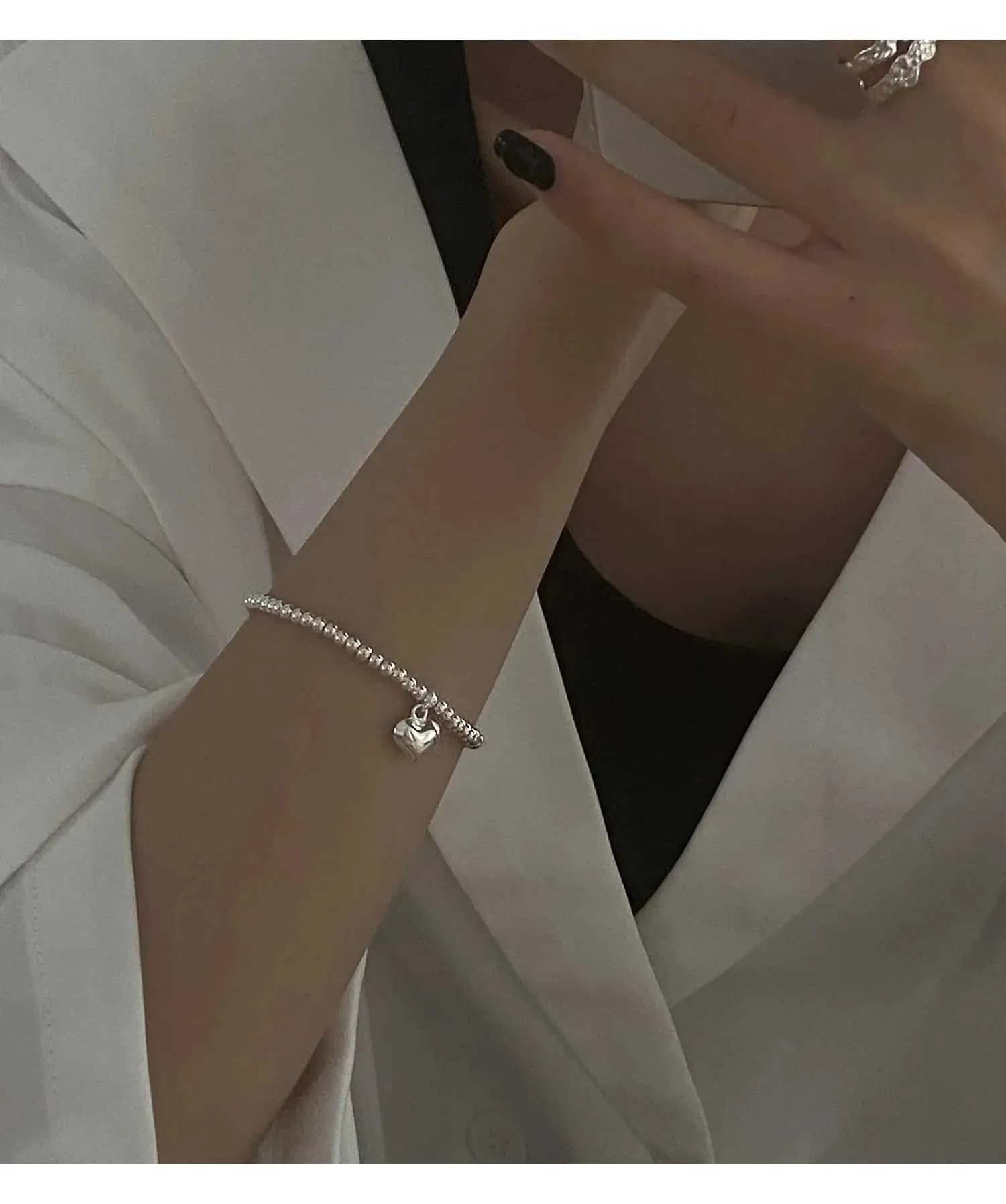 Bangle S Sterling Sier Star Love Häerz Anhänger Ronn Perl Perl Bracelet Meedercher Séiss Romantesch Stil Kaddoe fir Léifsten_voghion.com