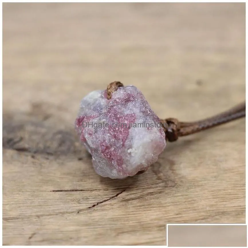 Colares pendentes cura reiki pedra pingente mineral colar de cristal natural fluorito rosa quartzo turmalina agates apatite jewe d dhdyn