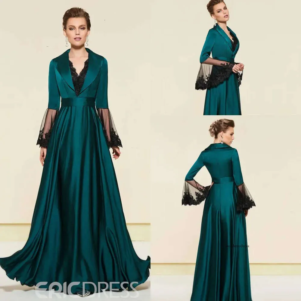 Ericdress A-Line V-Neck Mother of The Bride Dress with Lace Applique and  Sweep Train from Dhgate Mothers Dresses - price 215.06