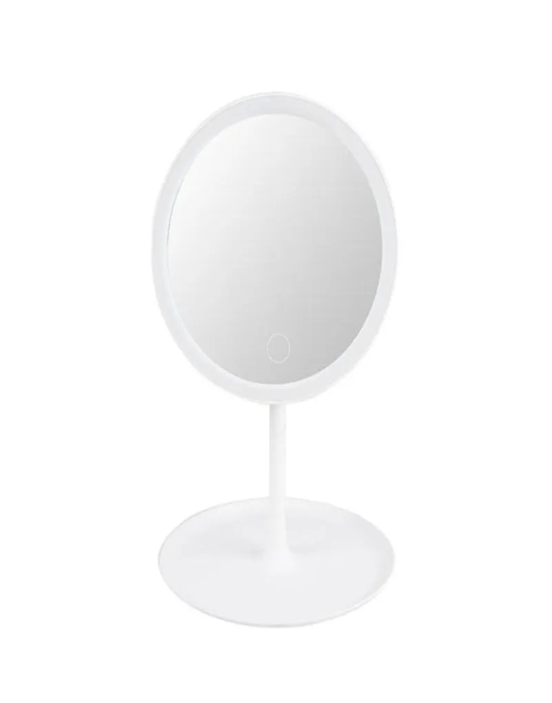 Kompakte Spiegel LED Make -up Mirror Touch SN Illuminierte Waschtischlampe 360 Rotation Kosmetik für Arbeitsplatten Kosmetik 9210384